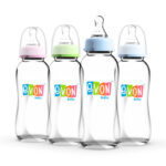 evon baby glass feeding bottles 300ml