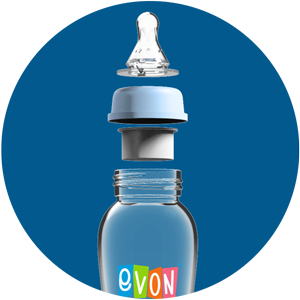 EVON PP (Polypropylene) Feeding Bottles 80ml