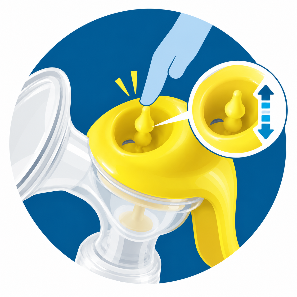 EVON Baby Manual Breast Pump with Bottle